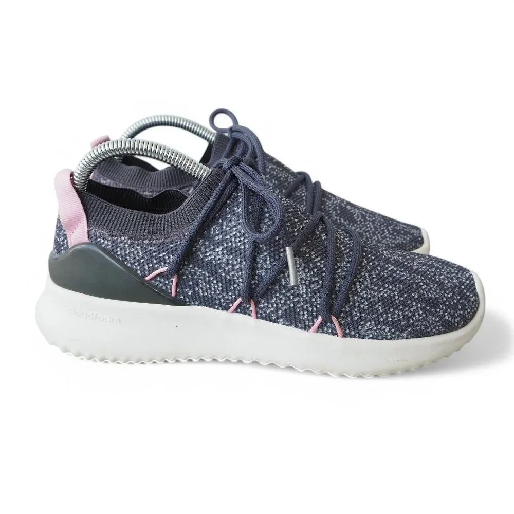 Adidas‎ Ultimamotion 'Grey True Pink' Sock Sneakers F34534 Women's 7.5
